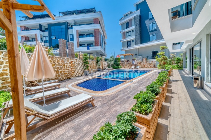 Дизайнерская квартира 1+1 в районе Оба, 45 кв.м - Ракурс 11