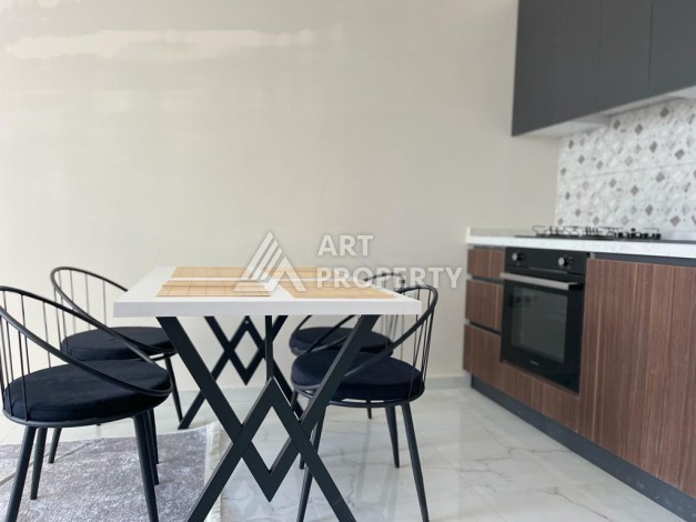 Меблированная квартира 1+1 в новом доме с видом на природу, 56 кв.м. Махмутлар, Алания - Ракурс 3