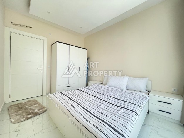 Меблированная квартира 1+1 в новом доме с видом на природу, 56 кв.м. Махмутлар, Алания - Ракурс 11