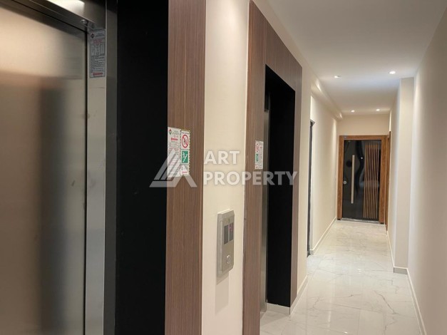 Меблированная квартира 1+1 в новом доме с видом на природу, 56 кв.м. Махмутлар, Алания - Ракурс 15