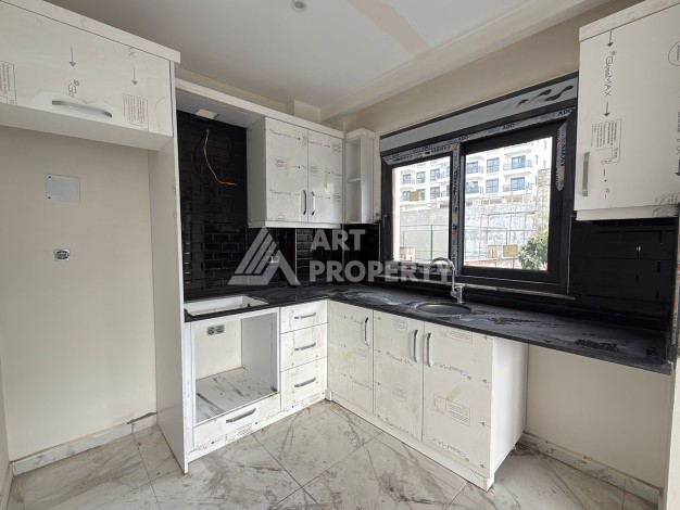 Квартира 1+1 с видом на бассейн в окружении сосен, 59 кв.м. Авсаллар, Алания - Ракурс 4