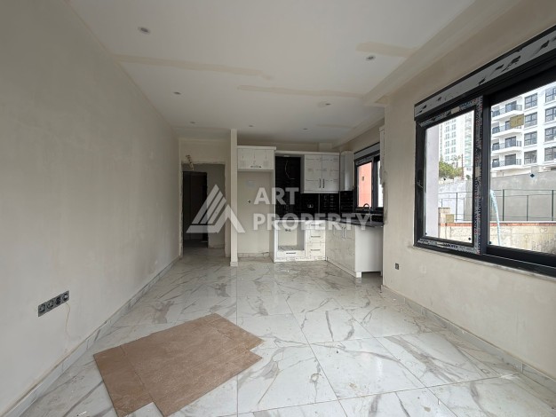 Квартира 1+1 с видом на бассейн в окружении сосен, 59 кв.м. Авсаллар, Алания - Ракурс 7