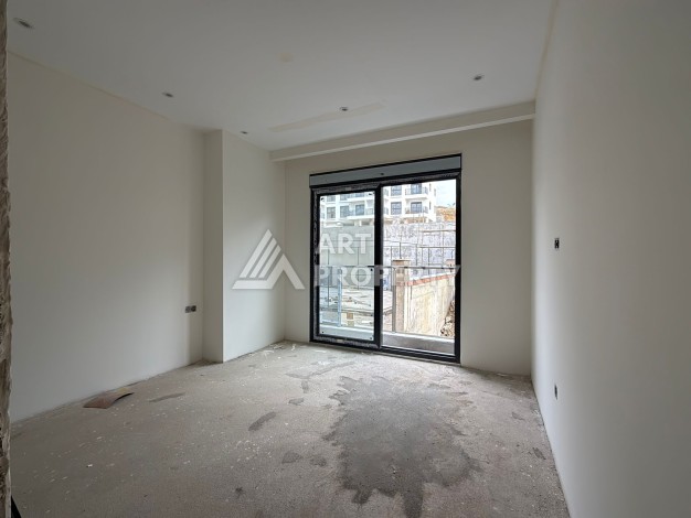 Квартира 1+1 с видом на бассейн в окружении сосен, 59 кв.м. Авсаллар, Алания - Ракурс 14