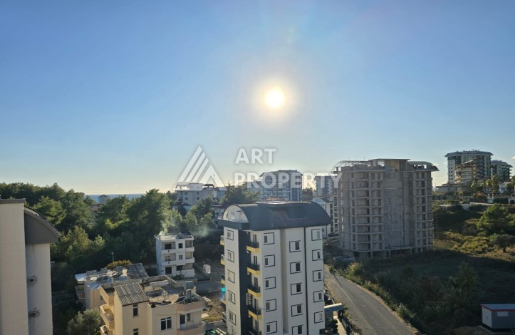 Квартира 1+1 с видом на бассейн в окружении сосен, 59 кв.м. Авсаллар, Алания - Ракурс 17