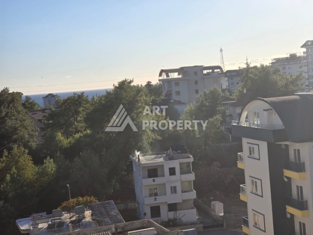 Квартира 1+1 с видом на бассейн в окружении сосен, 59 кв.м. Авсаллар, Алания - Ракурс 18