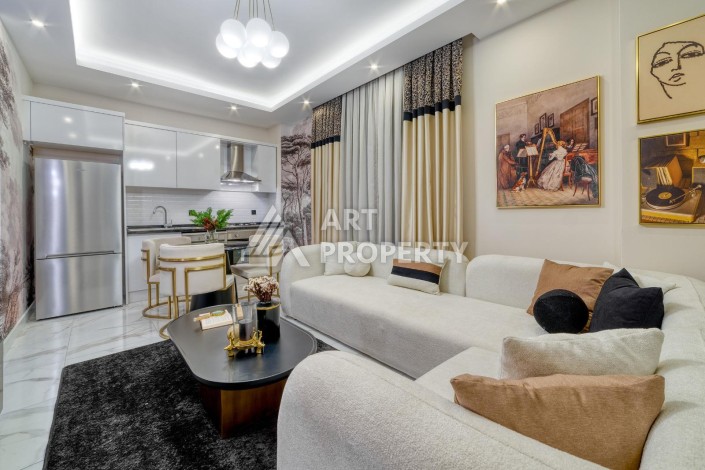 Квартира 1+1 с дизайнерский интерьером в Авсалларе, 55 кв.м. - Ракурс 15