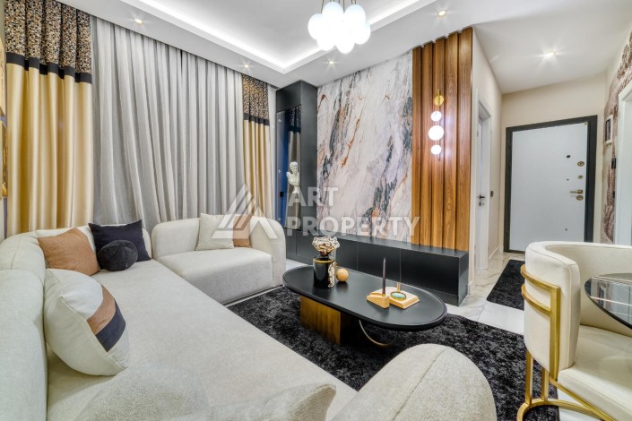 Квартира 1+1 с дизайнерский интерьером в Авсалларе, 55 кв.м. - Ракурс 16