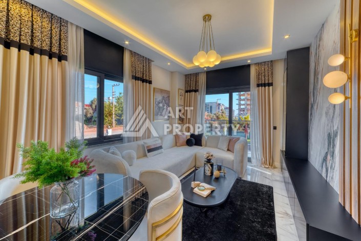 Квартира 1+1 с дизайнерский интерьером в Авсалларе, 55 кв.м. - Ракурс 17
