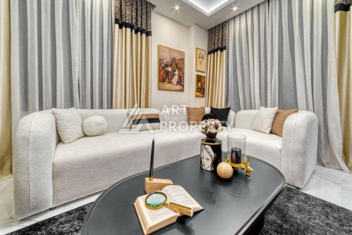 Квартира 1+1 с дизайнерский интерьером в Авсалларе, 55 кв.м. - Ракурс 19