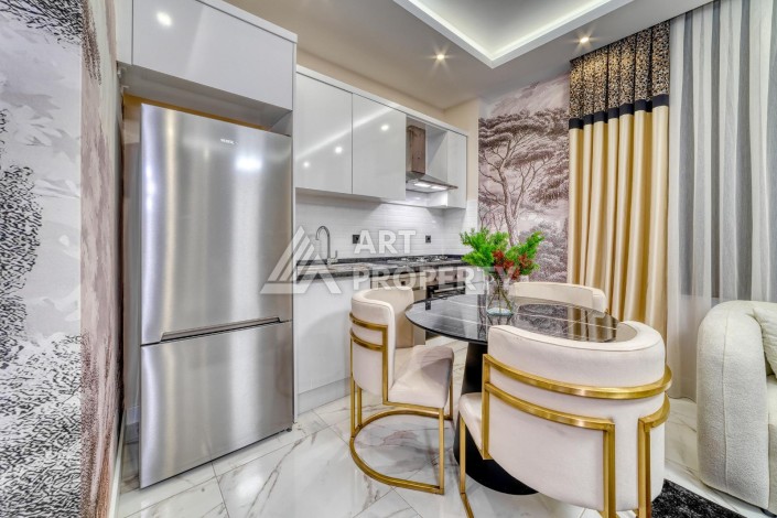 Квартира 1+1 с дизайнерский интерьером в Авсалларе, 55 кв.м. - Ракурс 21