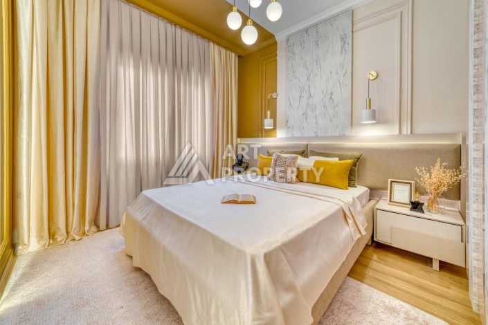 Квартира 1+1 с дизайнерский интерьером в Авсалларе, 55 кв.м. - Ракурс 22