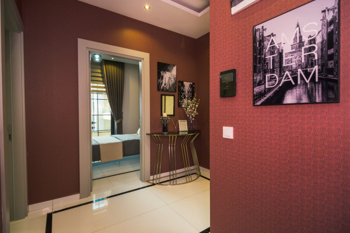 Роскошная трехкомнатная квартира в элитном комплексе в районе Оба, Алания, 105 м2. - Ракурс 28