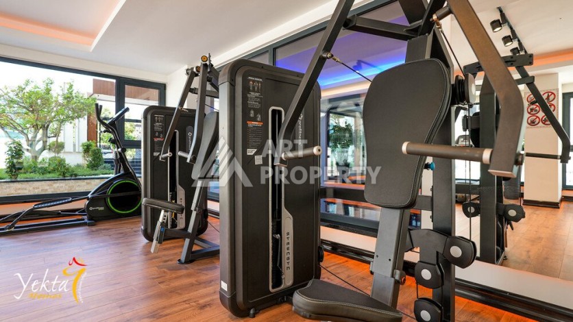 Двухкомнатная квартира 54 кв.м. в элитной резиденции. Центр района Махмутлар. - Ракурс 41