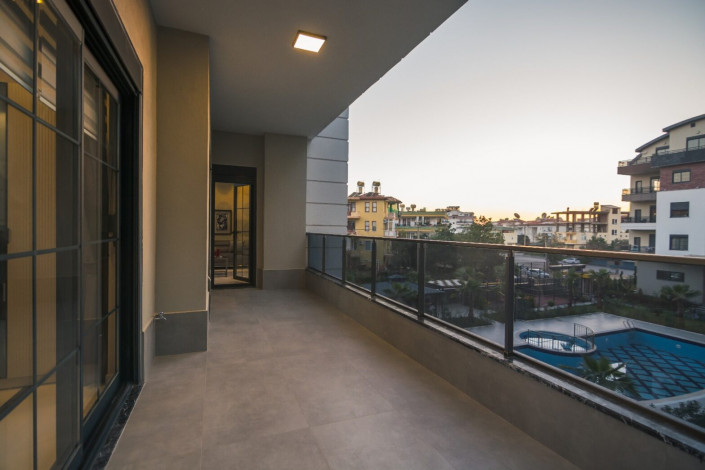 Роскошная трехкомнатная квартира в элитном комплексе в районе Оба, Алания, 105 м2. - Ракурс 31