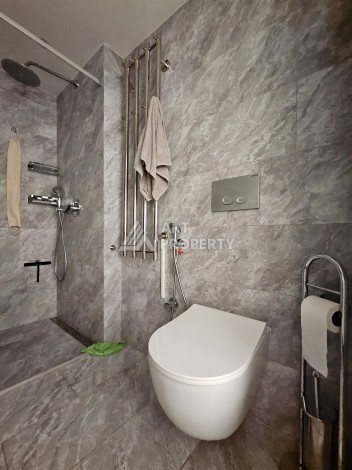 Квартира 3+1 в скандинавском стиле в 200 метрах от пляжа Дамлаташ. - Ракурс 11