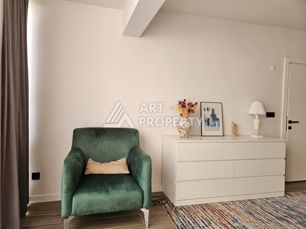 Квартира 3+1 в скандинавском стиле в 200 метрах от пляжа Дамлаташ. - Ракурс 16