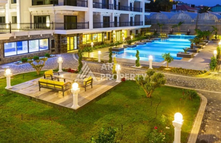 Роскошная квартира 2+1 с видом на море в Каргыджаке, 100 кв.м. - Ракурс 2