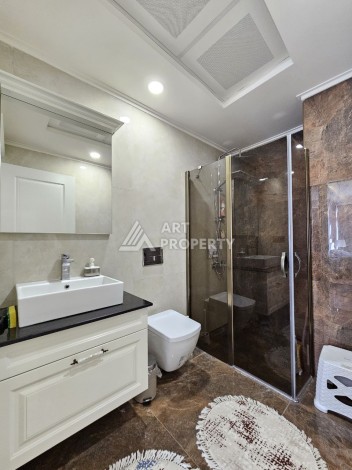 Роскошная квартира 2+1 с видом на море в Каргыджаке, 100 кв.м. - Ракурс 72