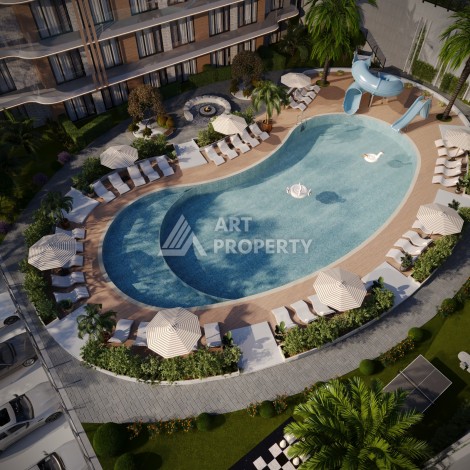 Старт нового проекта с квартирами 0+1, 1+1 и 2+1 в Махмутларе - Ракурс 2