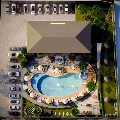 Старт нового проекта с квартирами 0+1, 1+1 и 2+1 в Махмутларе - Ракурс 7