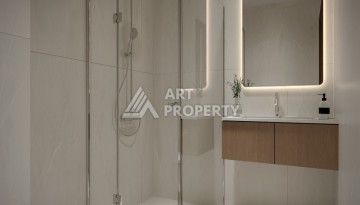 Старт нового проекта с квартирами 0+1, 1+1 и 2+1 в Махмутларе - Ракурс 45
