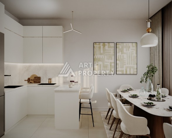 Старт нового проекта с квартирами 0+1, 1+1 и 2+1 в Махмутларе - Ракурс 54