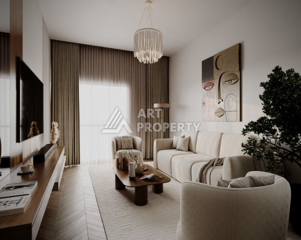 Старт нового проекта с квартирами 0+1, 1+1 и 2+1 в Махмутларе - Ракурс 55