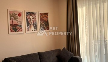 Стильная квартира 1+1 для отдыха и аренды, 500 м от моря в центре Махмутлара - Ракурс 9