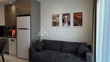 Стильная квартира 1+1 для отдыха и аренды, 500 м от моря в центре Махмутлара - Ракурс 14