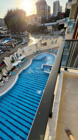 Стильная квартира 1+1 для отдыха и аренды, 500 м от моря в центре Махмутлара - Ракурс 21