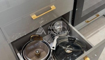 Стильная квартира 1+1 для отдыха и аренды, 500 м от моря в центре Махмутлара - Ракурс 29
