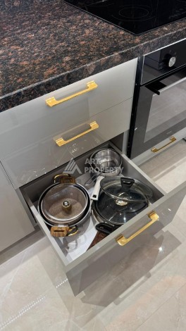 Стильная квартира 1+1 для отдыха и аренды, 500 м от моря в центре Махмутлара - Ракурс 28