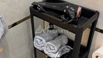 Стильная квартира 1+1 для отдыха и аренды, 500 м от моря в центре Махмутлара - Ракурс 44