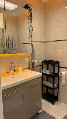 Стильная квартира 1+1 для отдыха и аренды, 500 м от моря в центре Махмутлара - Ракурс 44