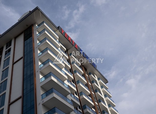 Стильная квартира 1+1 для отдыха и аренды, 500 м от моря в центре Махмутлара - Ракурс 47