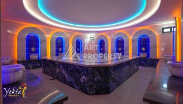Стильная квартира 1+1 для отдыха и аренды, 500 м от моря в центре Махмутлара - Ракурс 57