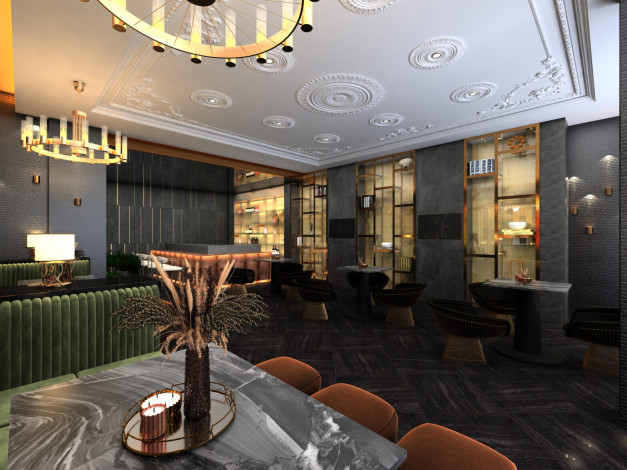 Проект красивого комплекса с богатой инфраструктурой в районе Оба,Алания, 55-245 м2 - Ракурс 10