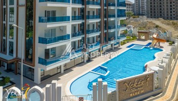 Стильная квартира 1+1 для отдыха и аренды, 500 м от моря в центре Махмутлара - Ракурс 70