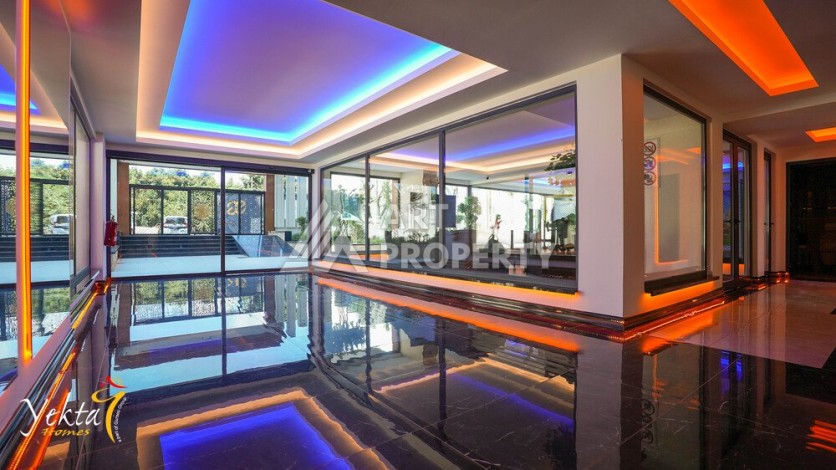 Стильная квартира 1+1 для отдыха и аренды, 500 м от моря в центре Махмутлара - Ракурс 81