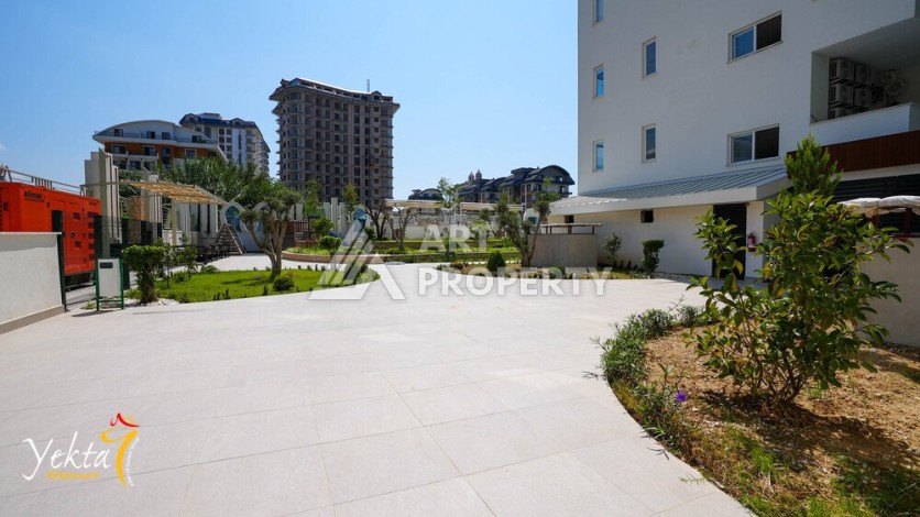 Стильная квартира 1+1 для отдыха и аренды, 500 м от моря в центре Махмутлара - Ракурс 85