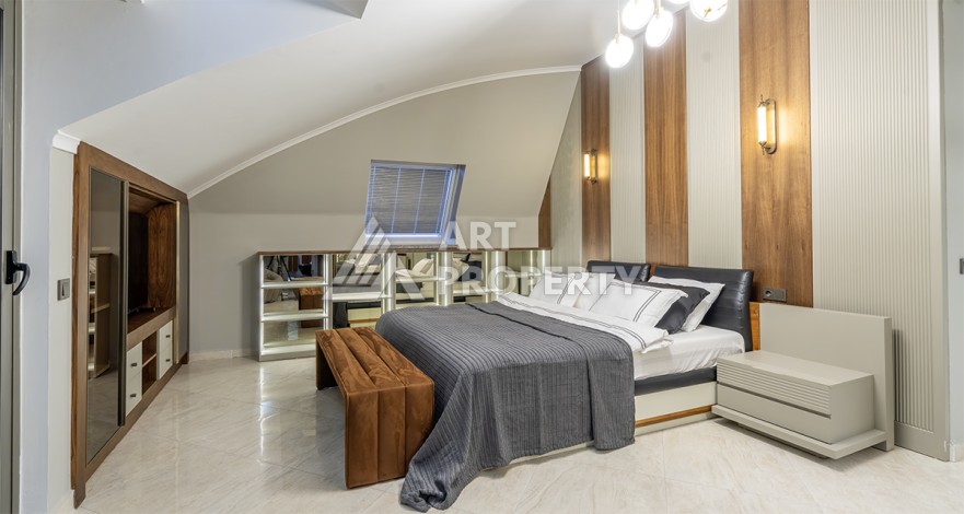 Квартира премиум сегмента 3+2 в престижном районе Оба, 700 м от моря - Ракурс 10