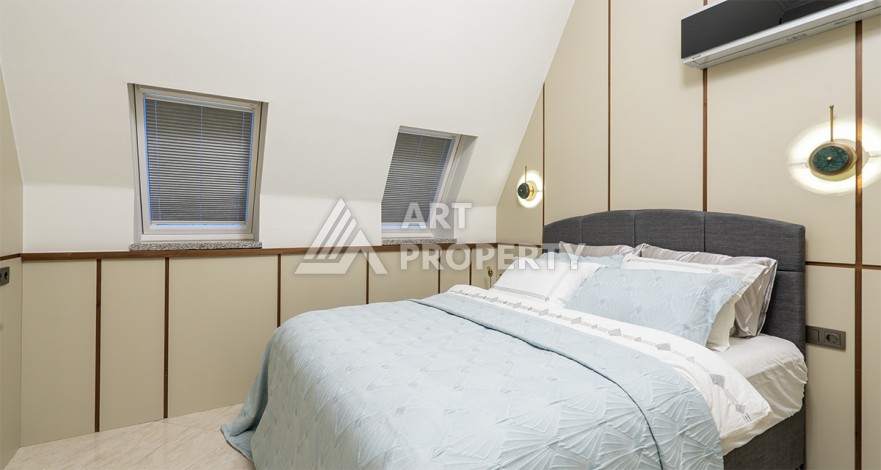 Квартира премиум сегмента 3+2 в престижном районе Оба, 700 м от моря - Ракурс 14