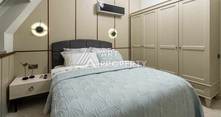 Квартира премиум сегмента 3+2 в престижном районе Оба, 700 м от моря - Ракурс 16