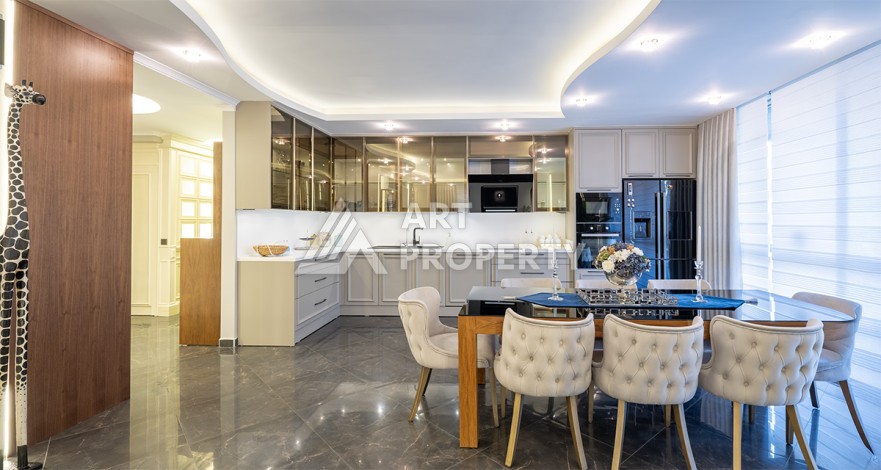 Квартира премиум сегмента 3+2 в престижном районе Оба, 700 м от моря - Ракурс 17