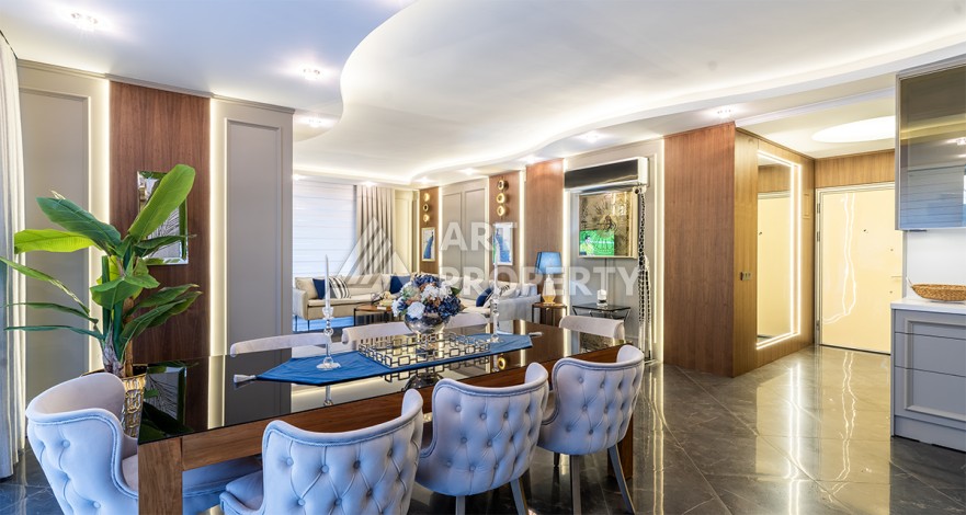 Квартира премиум сегмента 3+2 в престижном районе Оба, 700 м от моря - Ракурс 24