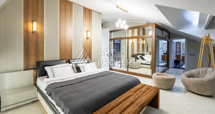 Квартира премиум сегмента 3+2 в престижном районе Оба, 700 м от моря - Ракурс 25