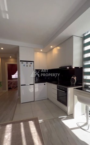 Современная квартира 1+1 с мебелью и тёплым полом, 50 кв.м. Тосмур, Алания - Ракурс 8