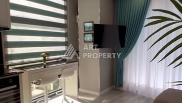 Современная квартира 1+1 с мебелью и тёплым полом, 50 кв.м. Тосмур, Алания - Ракурс 12