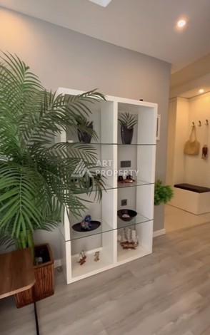 Современная квартира 1+1 с мебелью и тёплым полом, 50 кв.м. Тосмур, Алания - Ракурс 12