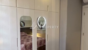 Современная квартира 1+1 с мебелью и тёплым полом, 50 кв.м. Тосмур, Алания - Ракурс 15